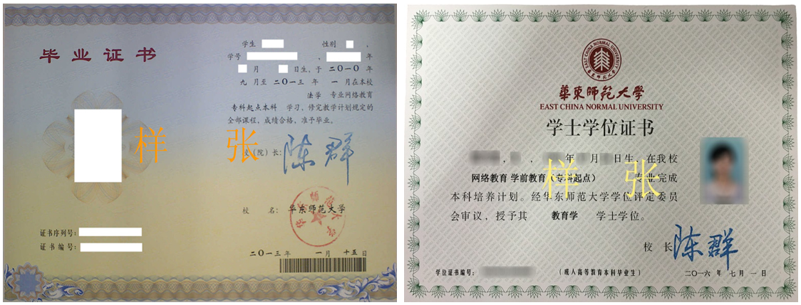 云南成人教育畢業(yè)證書樣本！