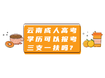 云南成人高考 云南成考報(bào)考三支一扶